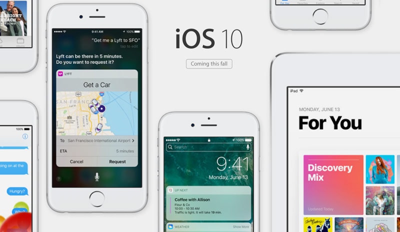 iOS 10 для iPhone и iPad